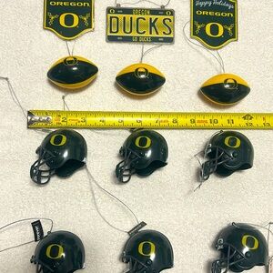 Oregon Duck Green Football Helmet Ornaments
